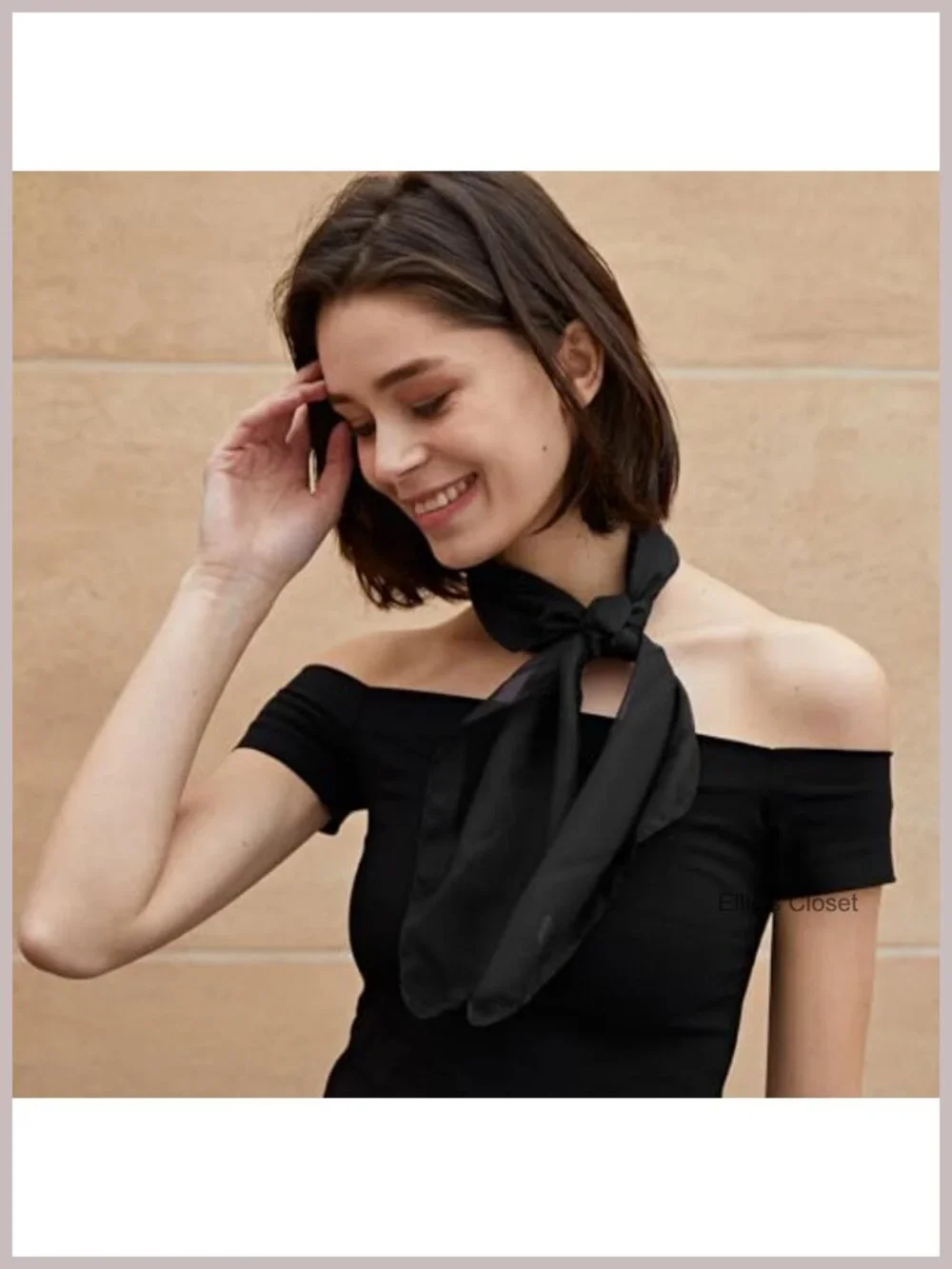Chiffon Square Fashion Scarf for Women - 50s Vintage Style